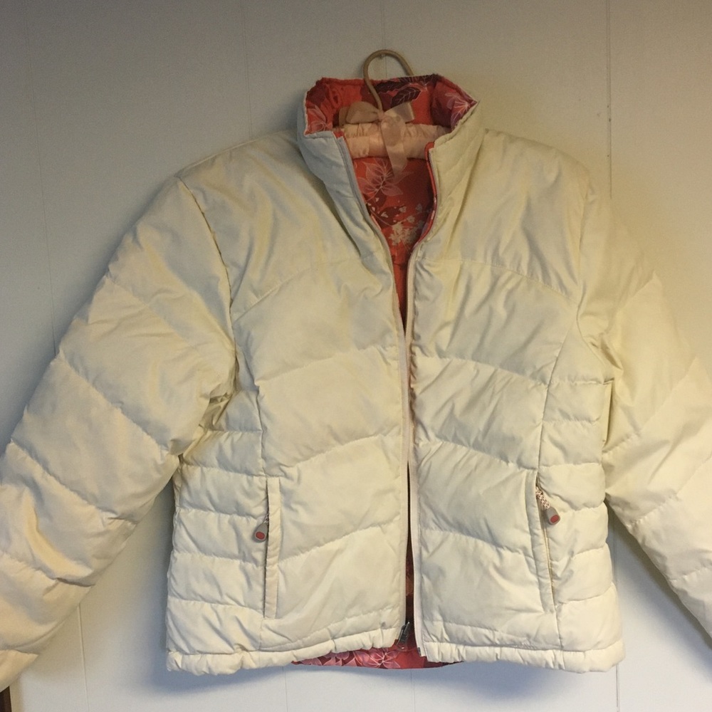 LL Bean Goose down jacket, reversible